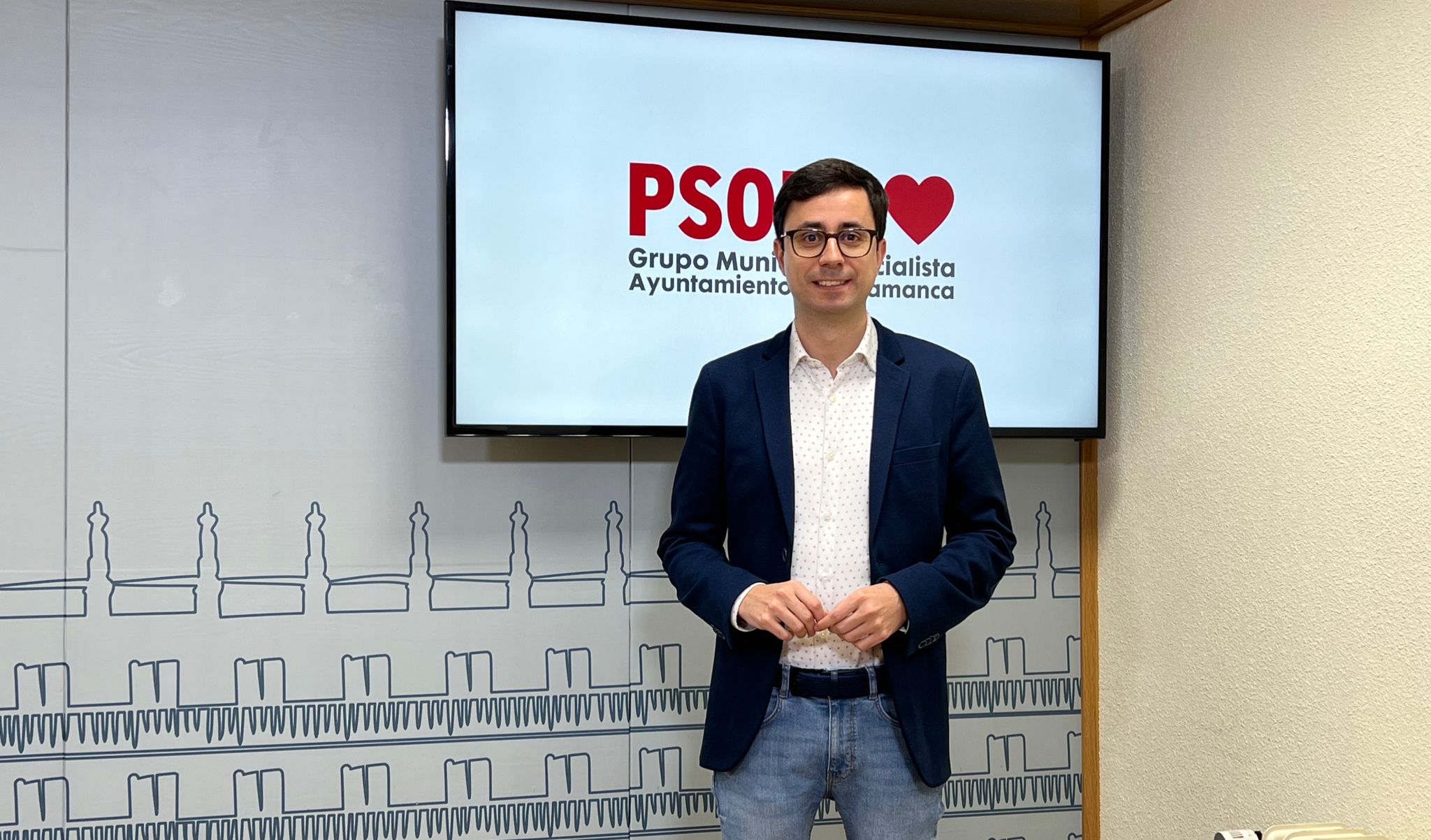 José Luis Mateos, portavoz del PSOE en el Ayuntamiento de Salamanca