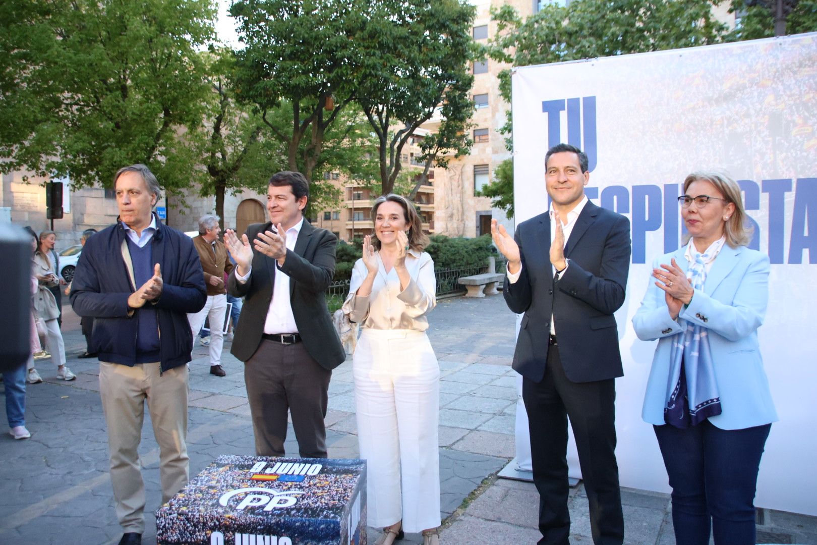 Acto de apertura de campaña en Salamanca
