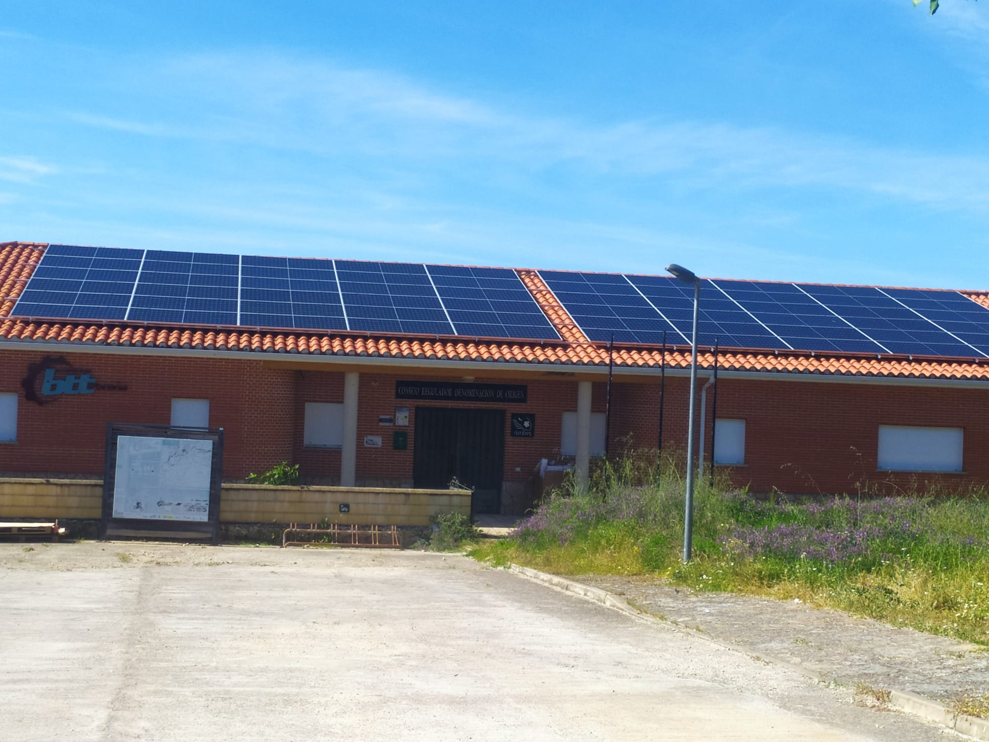 Plantas fotovoltaicas en Pereña de la Ribera. Archivo