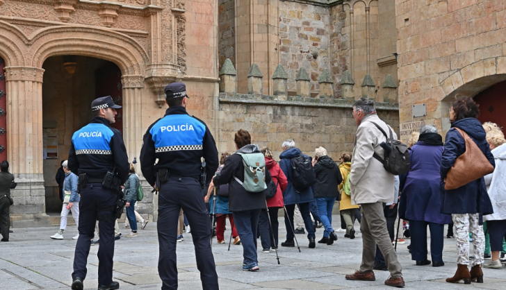 Policía Local en la Universidad de Salamanca