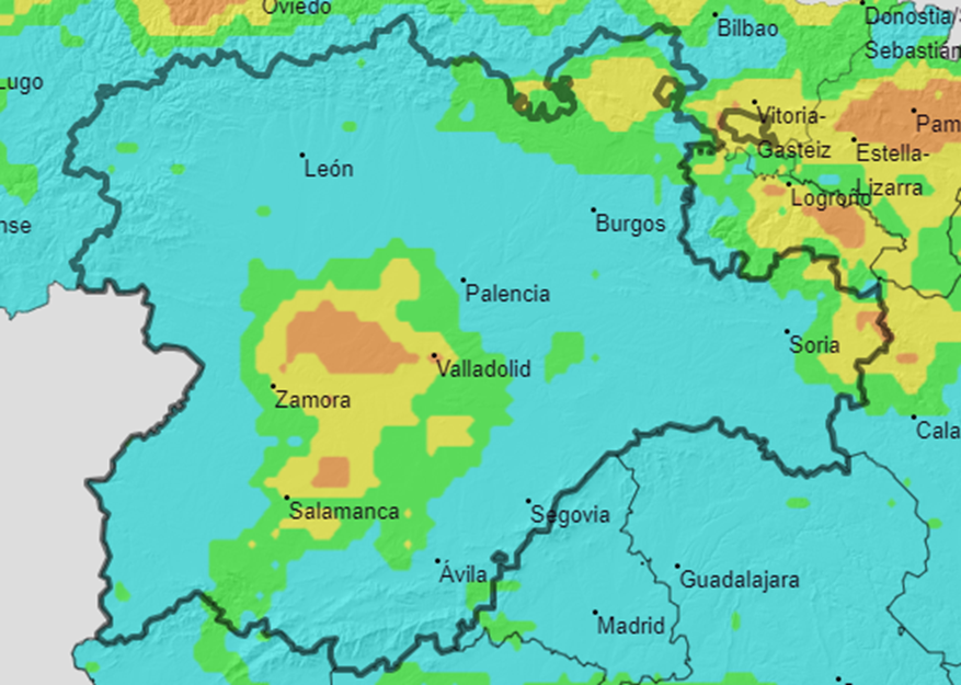 Riesgo alto de incendio forestal este domingo en la provincia de Salamanca