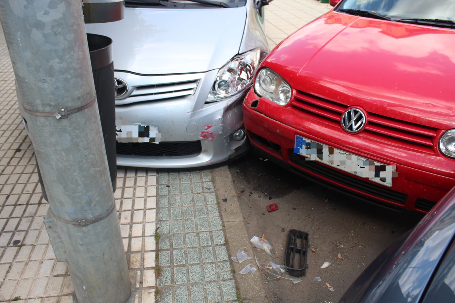 Herida una mujer al ser golpeada por un coche en la avenida de Portugal