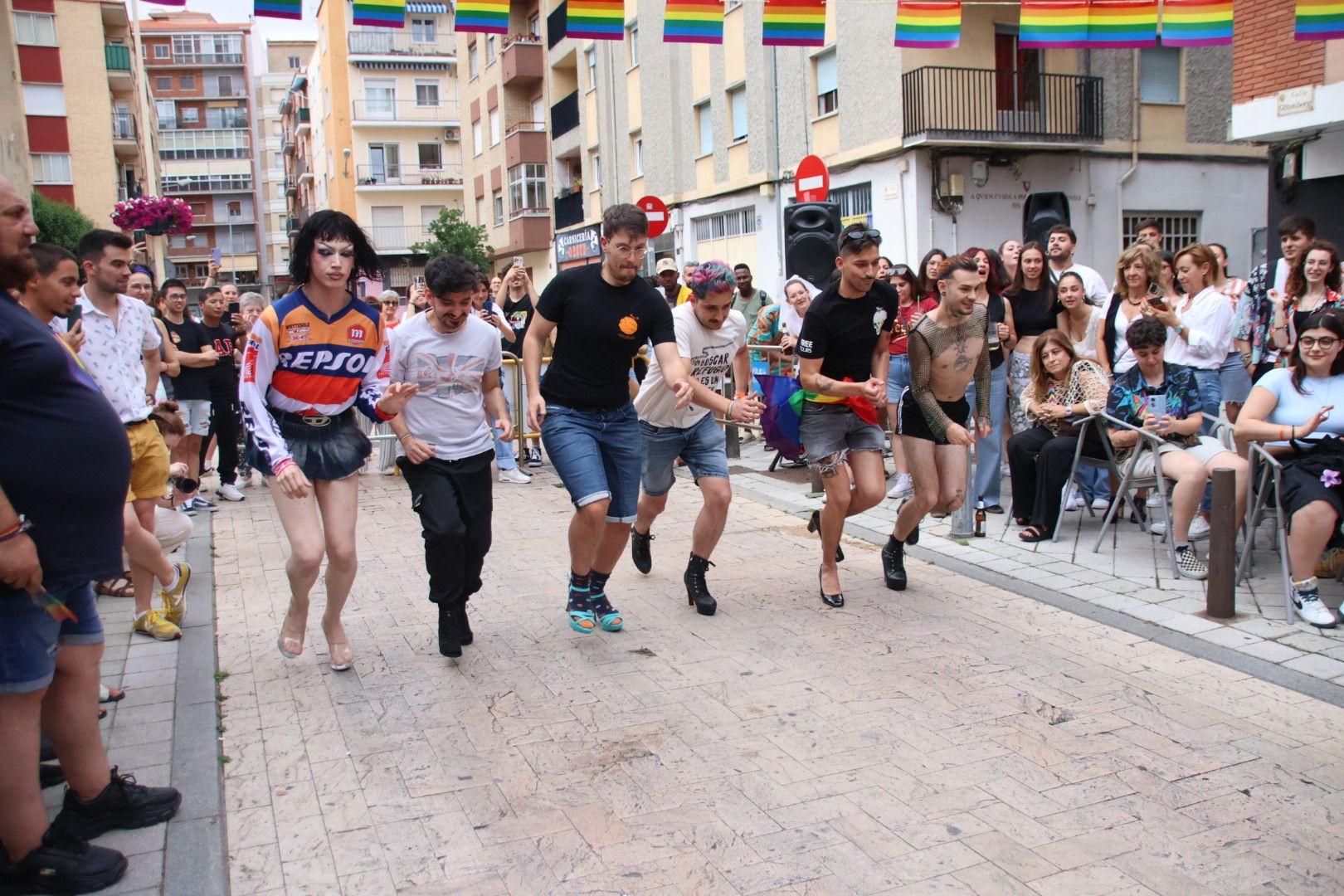 Carrera en tacones 