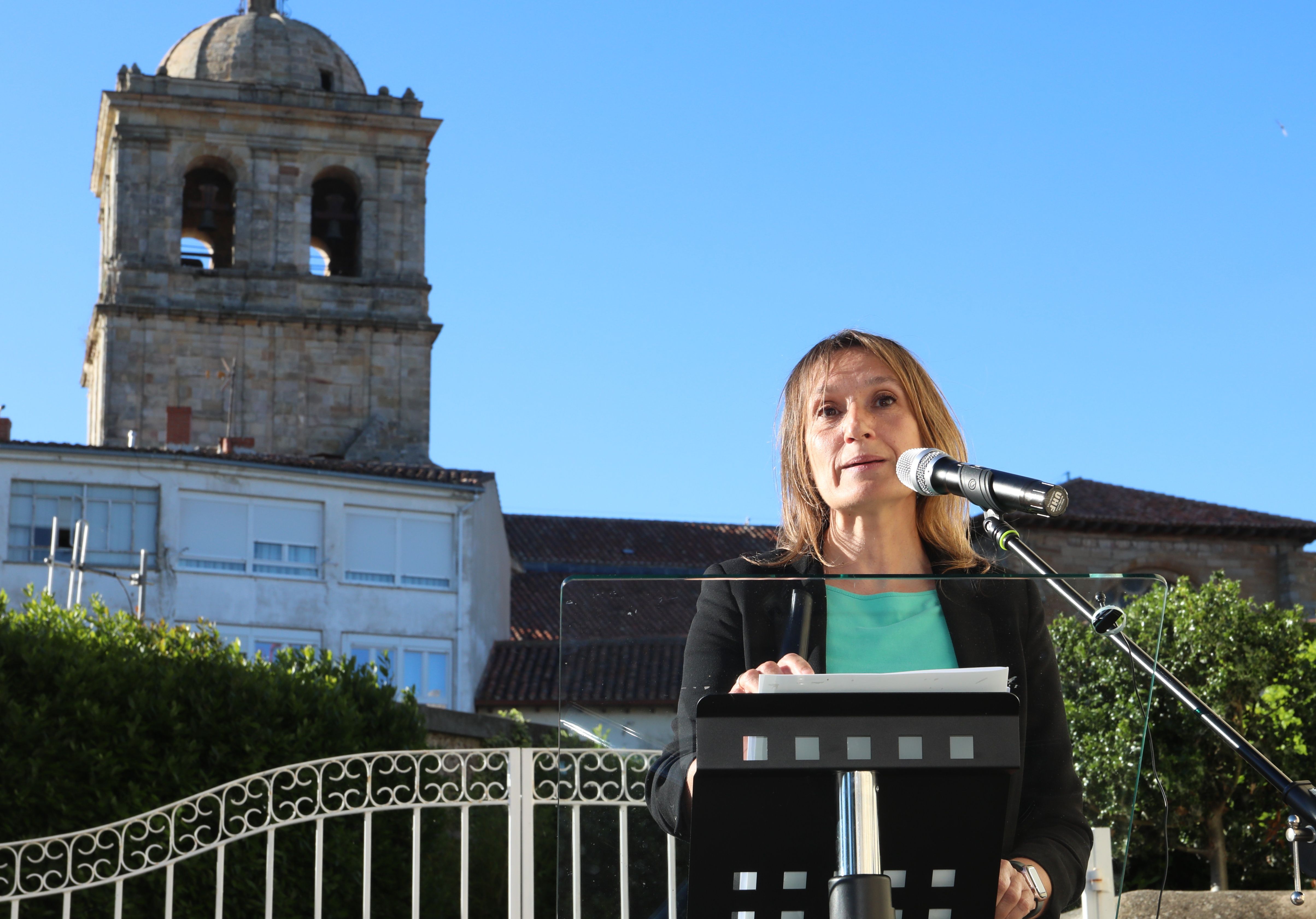 Rocío Lucas, consejera de Educación, durante el acto (ICAL)