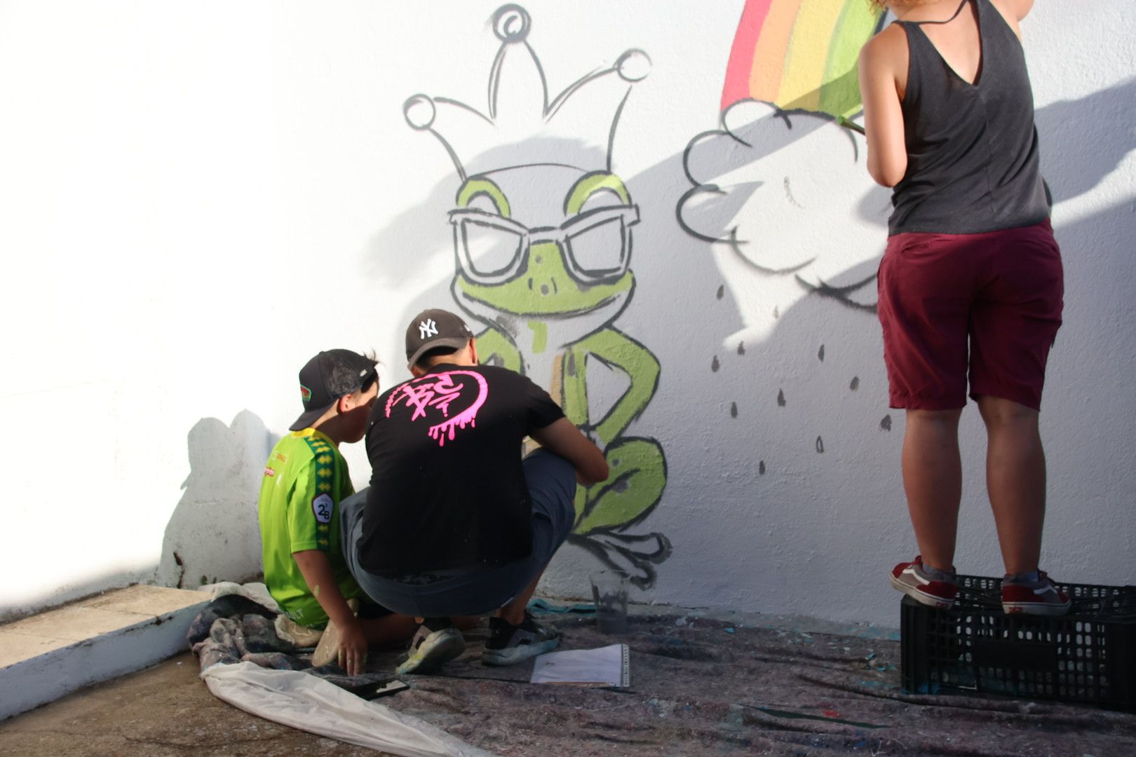 Concurso de bocetos e iniciación al grafiti