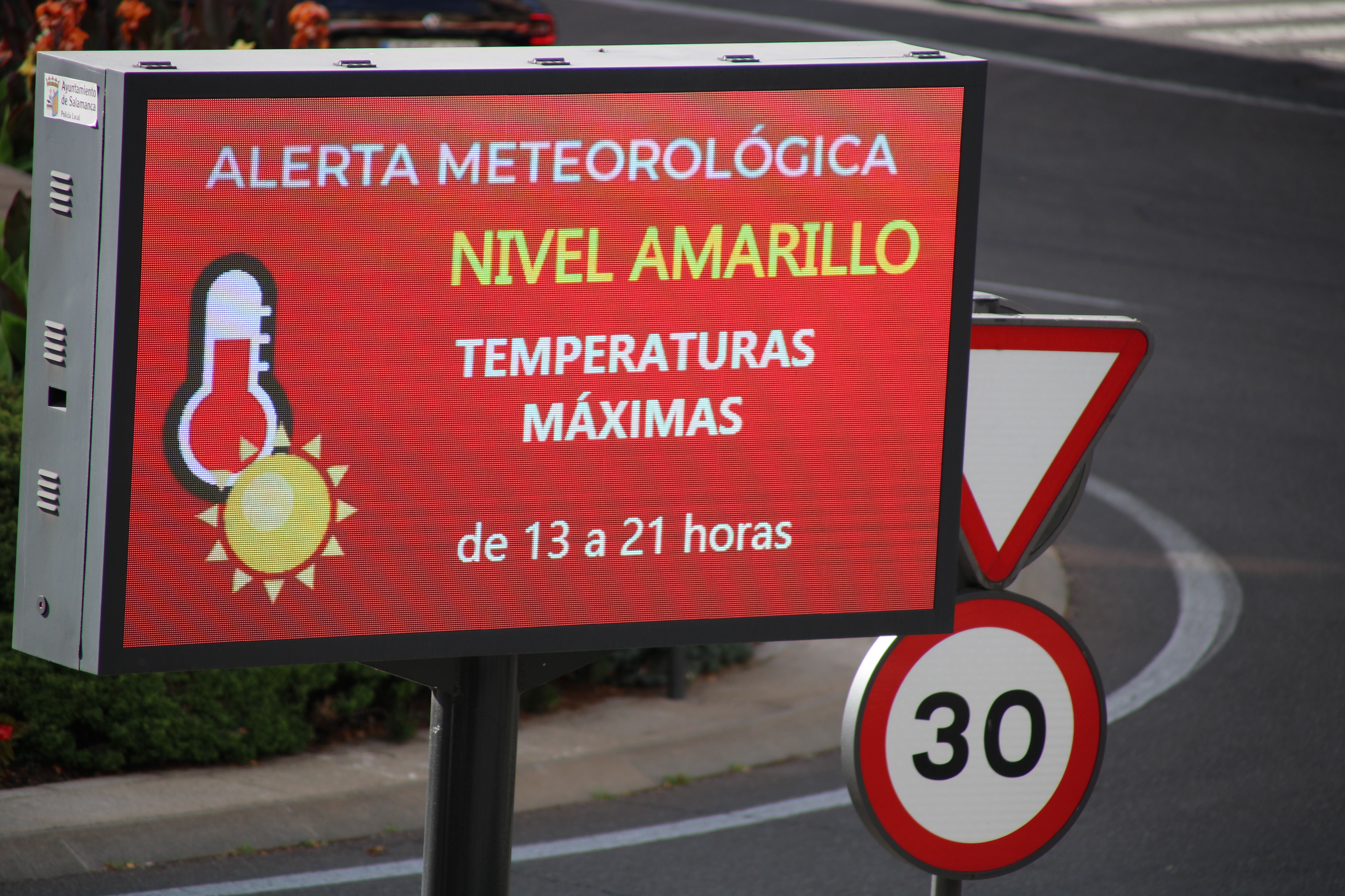 Ola de calor en Salamanca