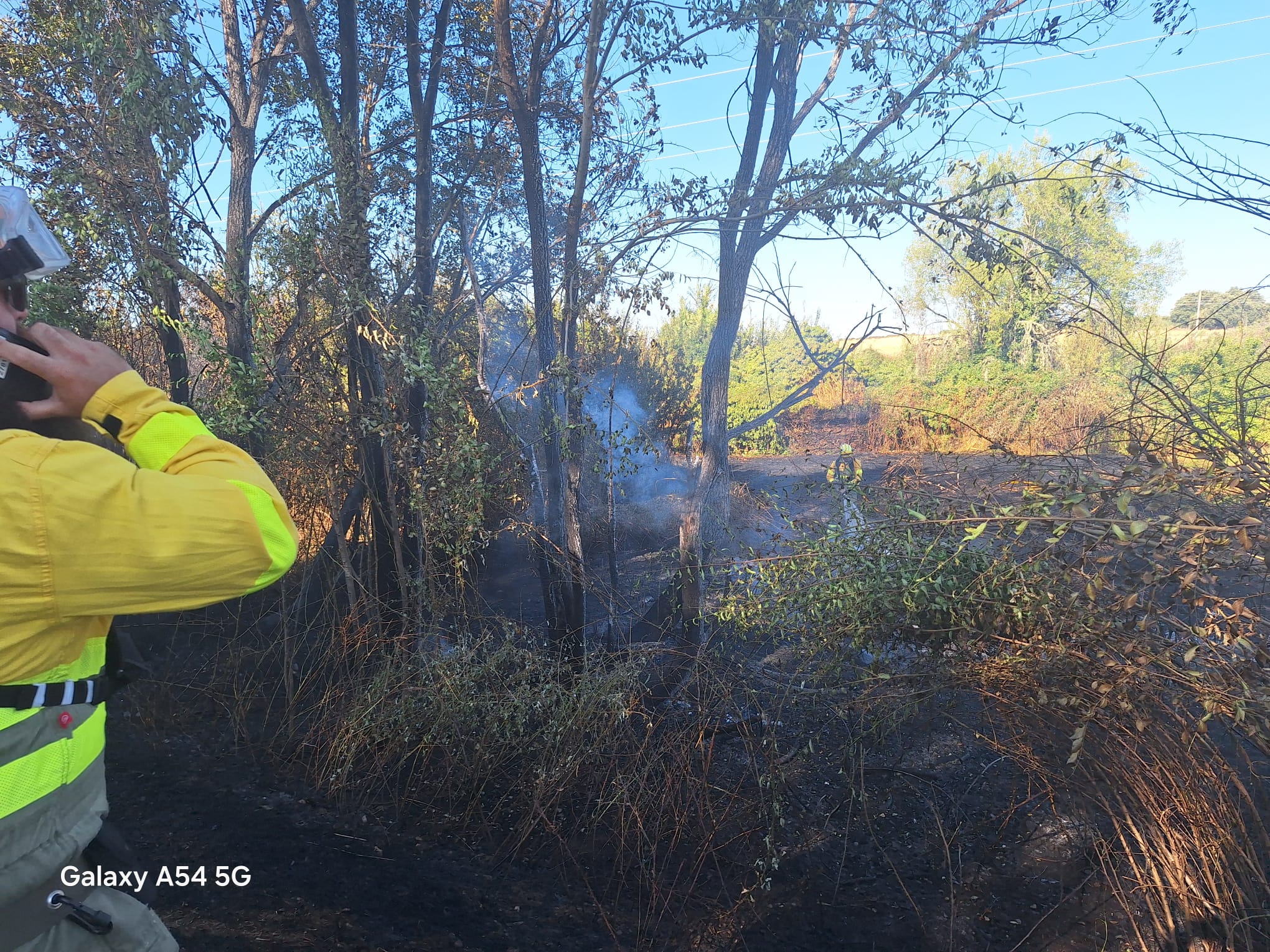 Incendio forestal en San Felices de los Gallegos (2)