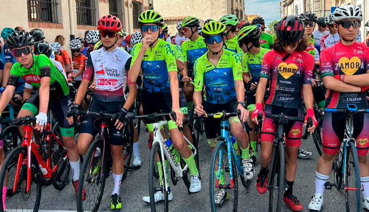 Escuela de Ciclismo Salmantina en el IX TROFEO FUENTEREBOLLO VIII MEMORIAL JORGE RUANO 