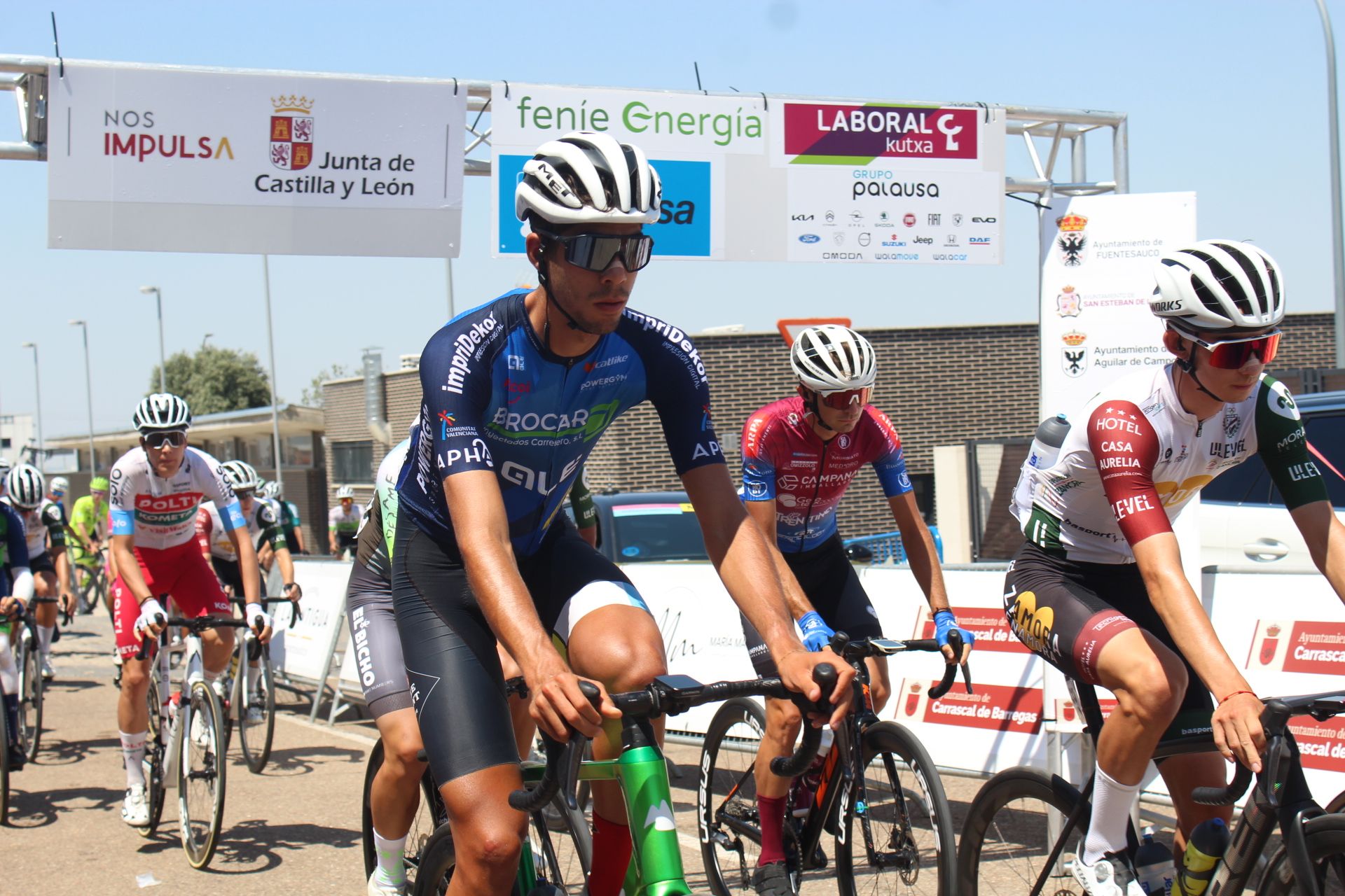 Segunda etapa de la Vuelta a Castilla y León sub23.