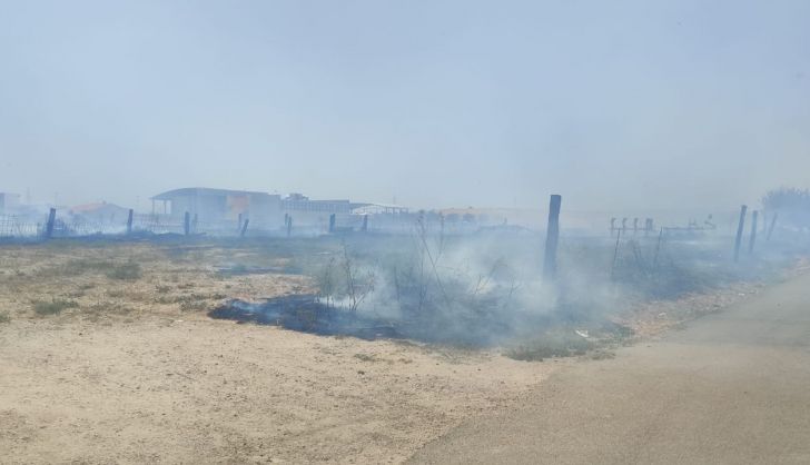 Incendio en Castellanos de Moricos