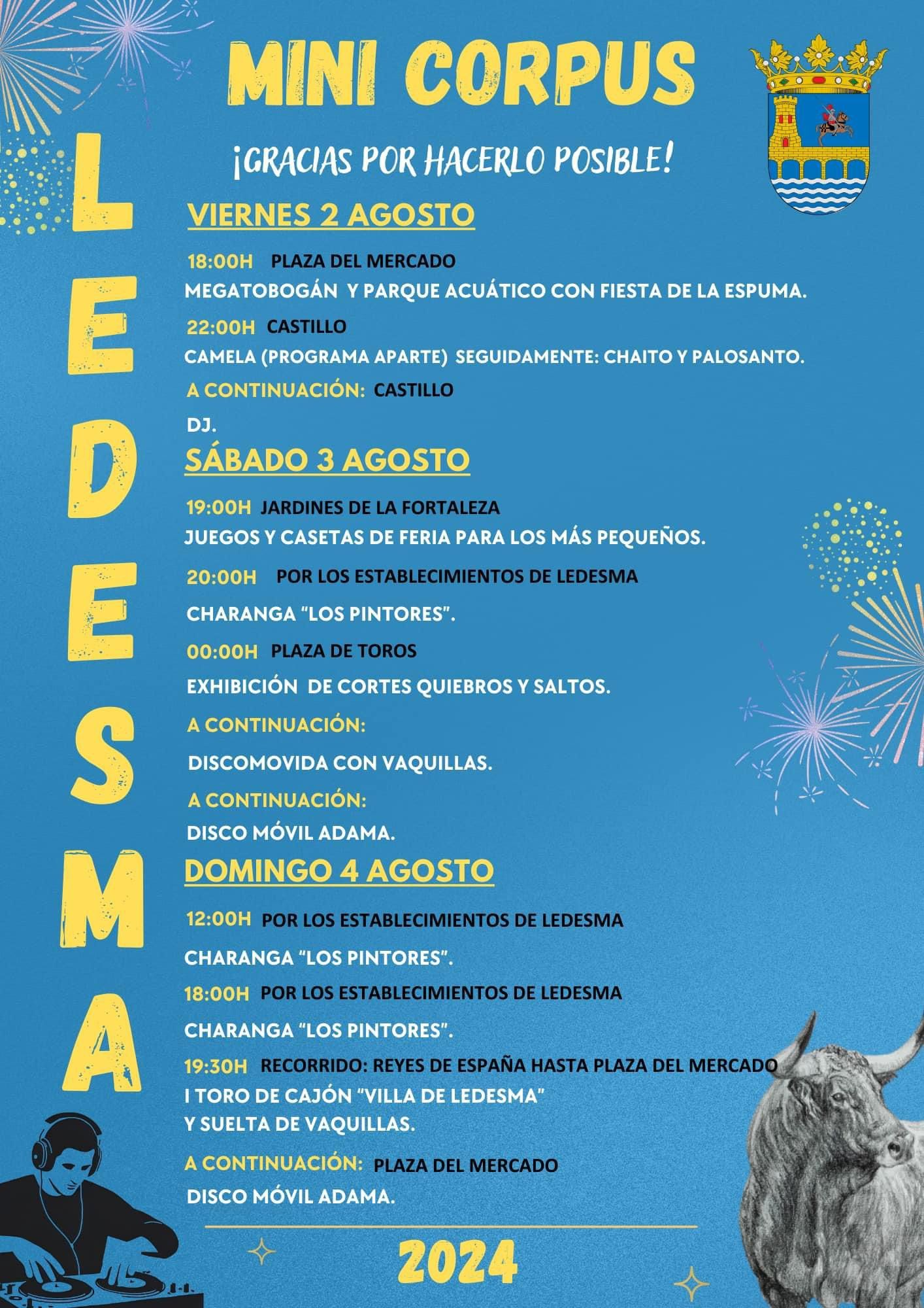 Cartel Mini Corpus de Ledesma 