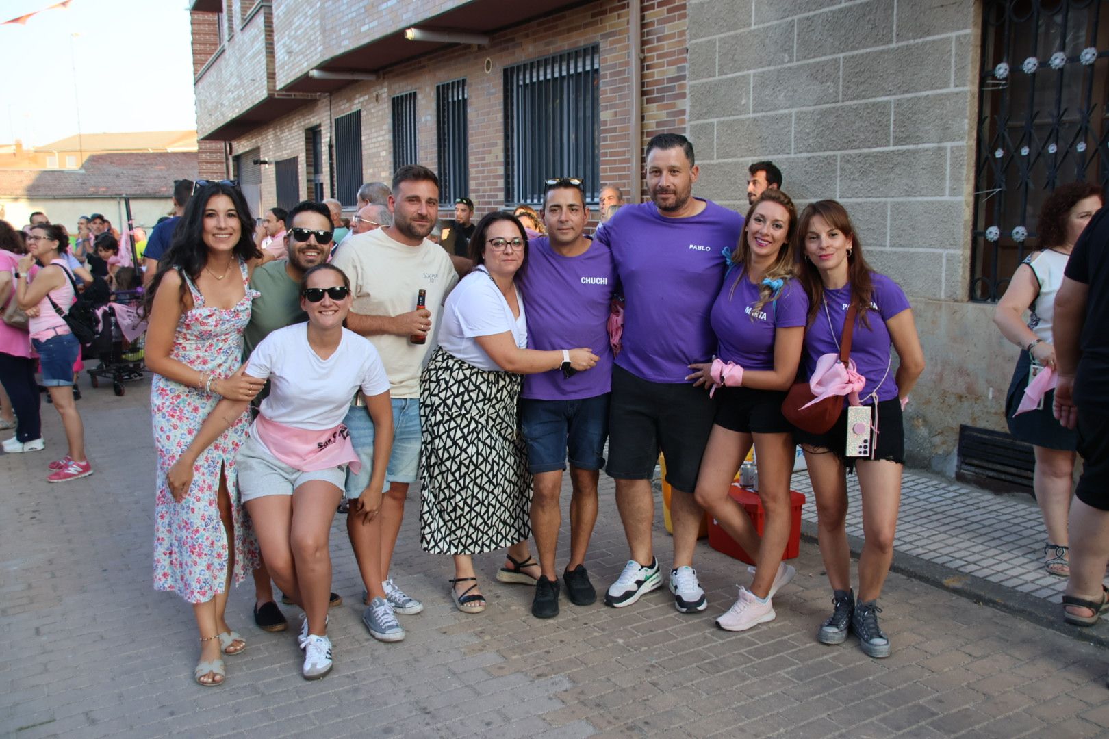 Entrega de pañoletas, pregón y empanada para todos en San Cristóbal de la Cuesta 