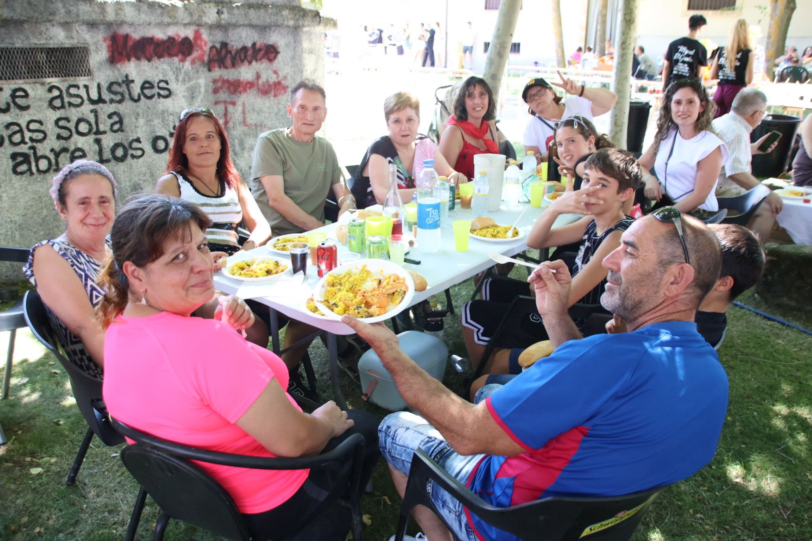 Paellada en Moriscos 