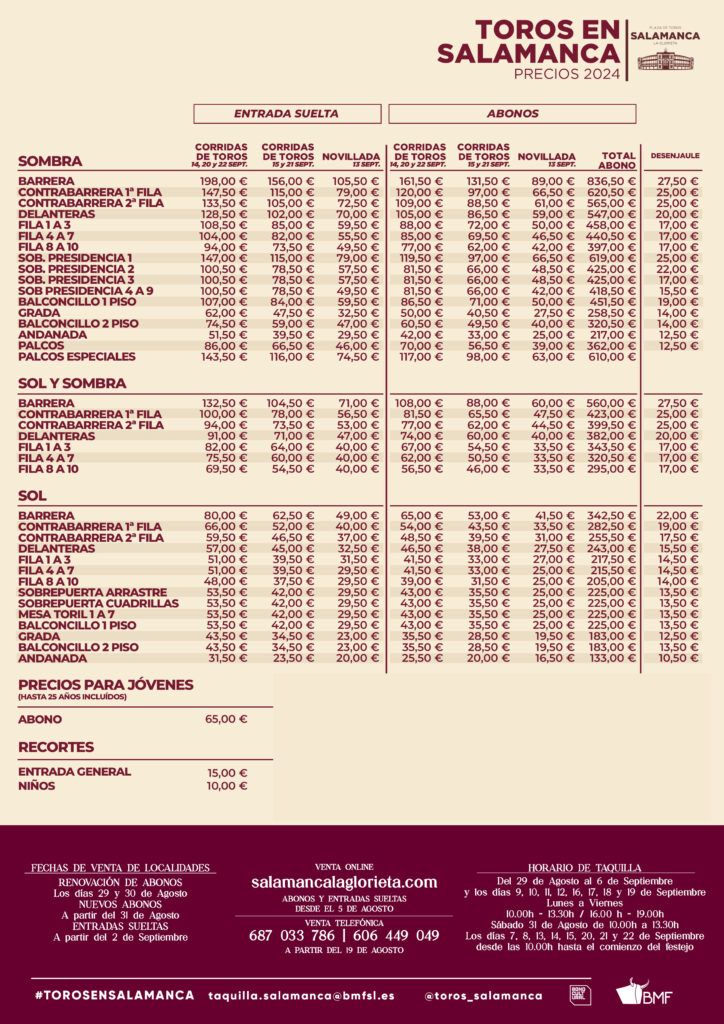 Precios Salamanca 724x1024