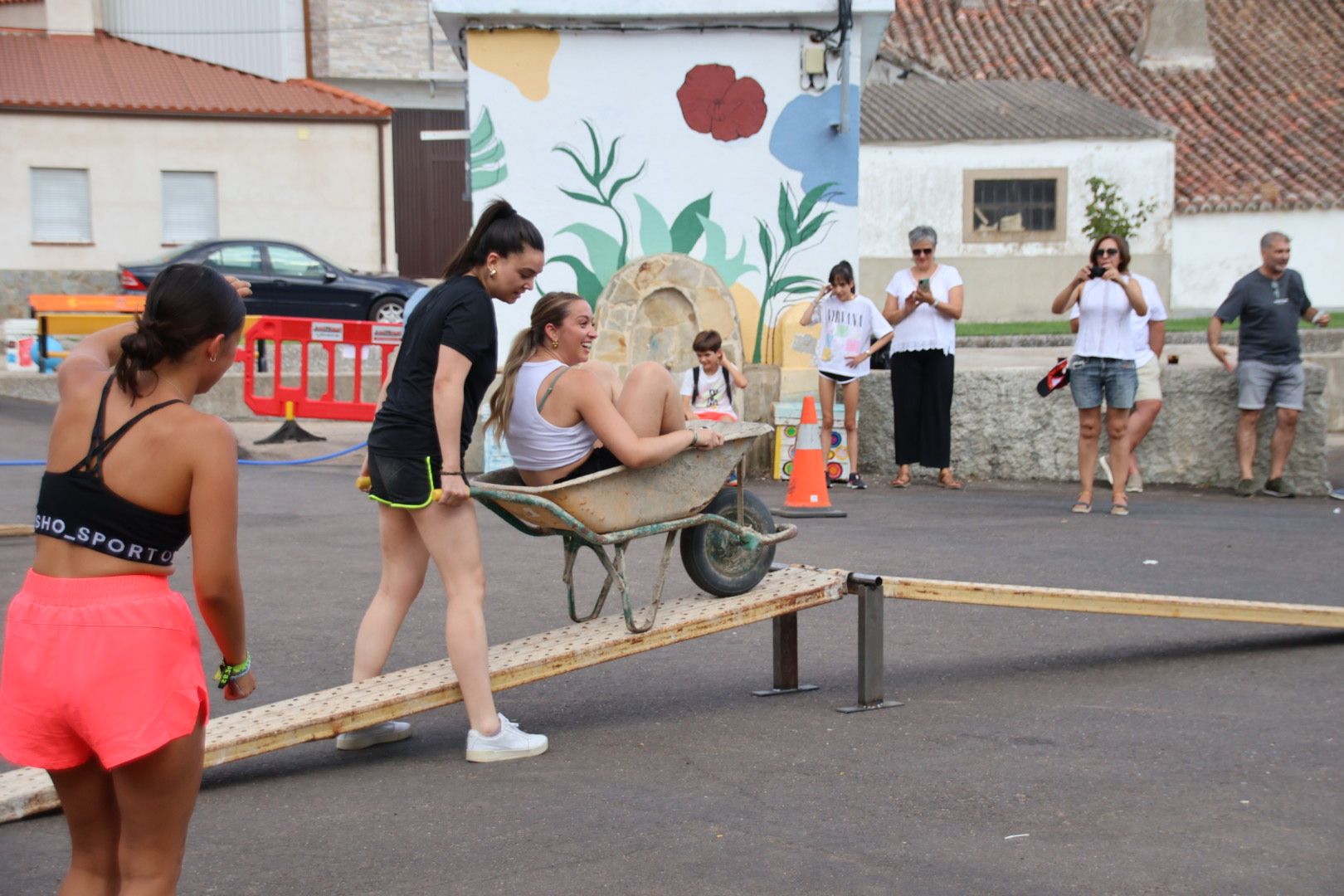 Rally de carretillos en Rollán 