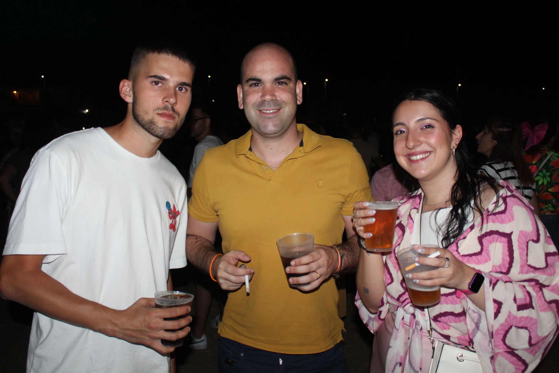 Castellanos de Moriscos de noche sábado 10 de agosto de 2024.