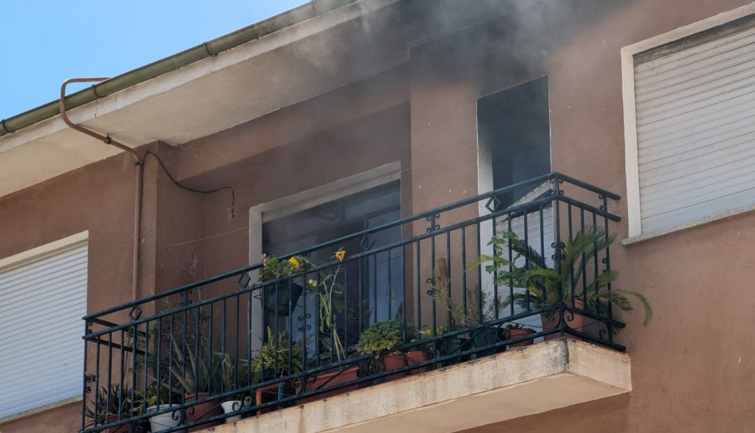 Incendio en la calle Zamora de Ciudad Rodrigo