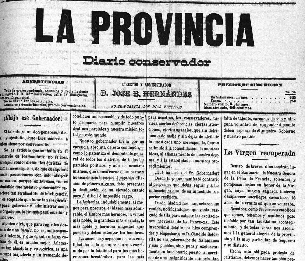 La Provincia, la Virgen de la Peña de Francia recuperada. FOTO BVPH