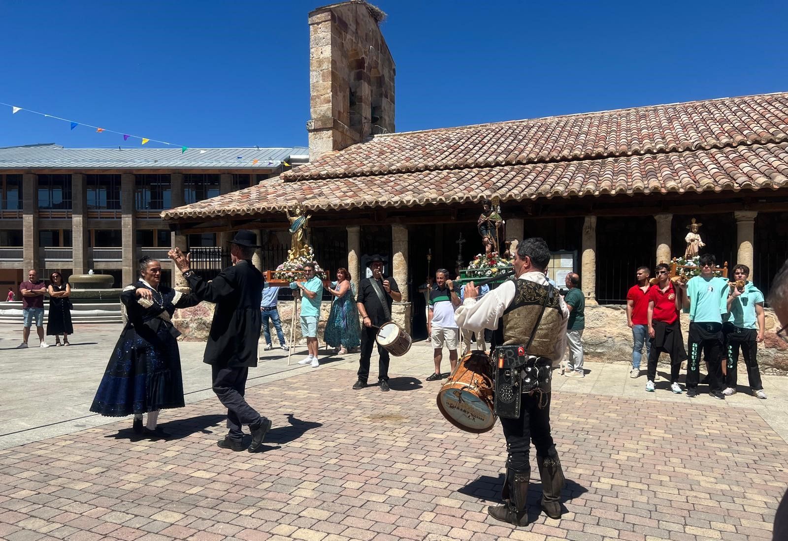 Procesión de San Roque en Carbajosa 