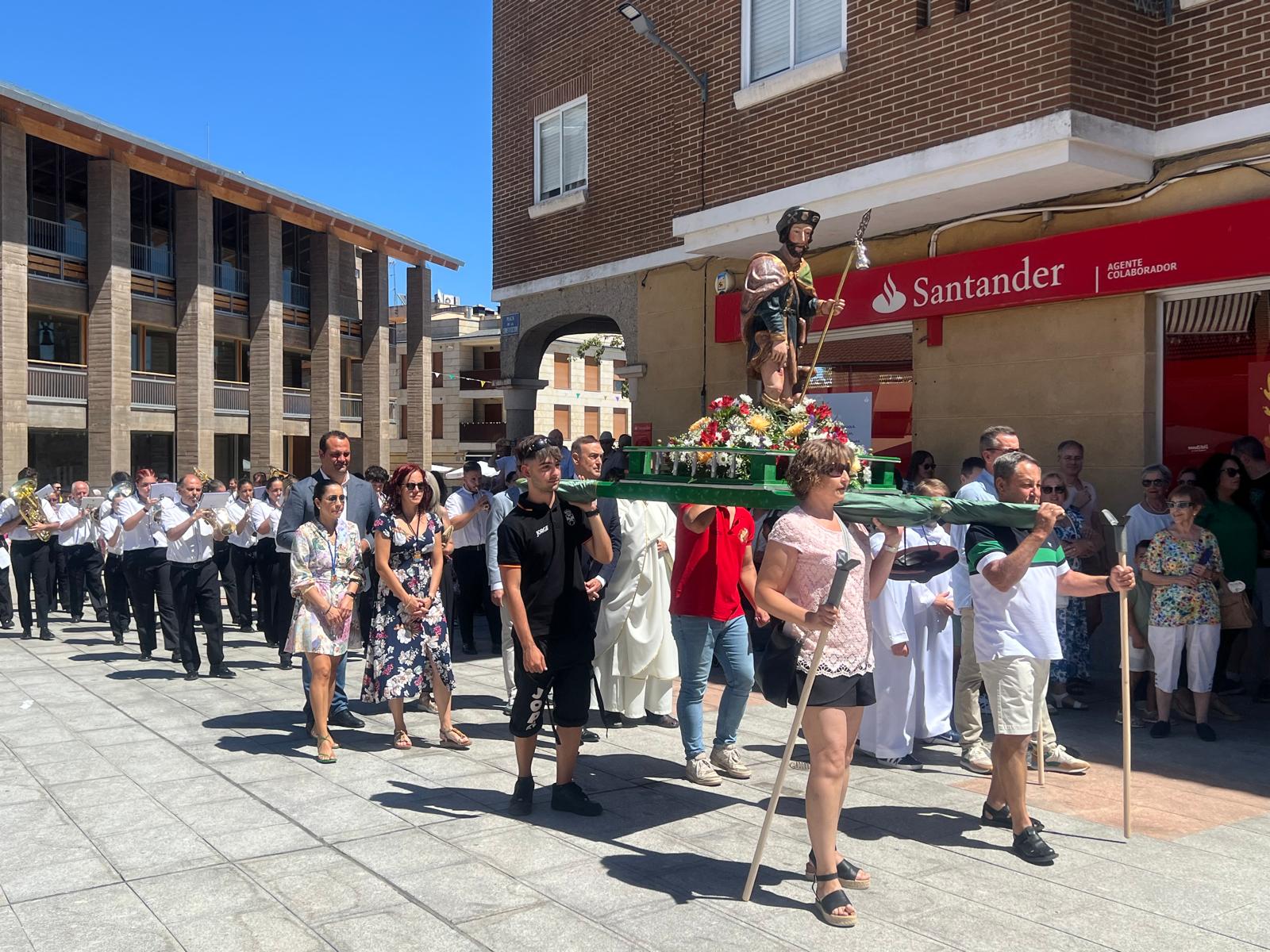 Procesión de San Roque en Carbajosa 