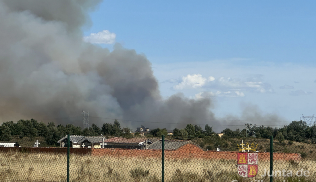 Incendio en Aldea de la Valdoncina