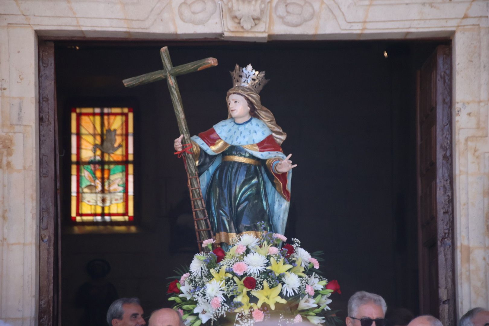 Calzada de Valdunciel, misa y procesión en honor a la patrona Santa Elena