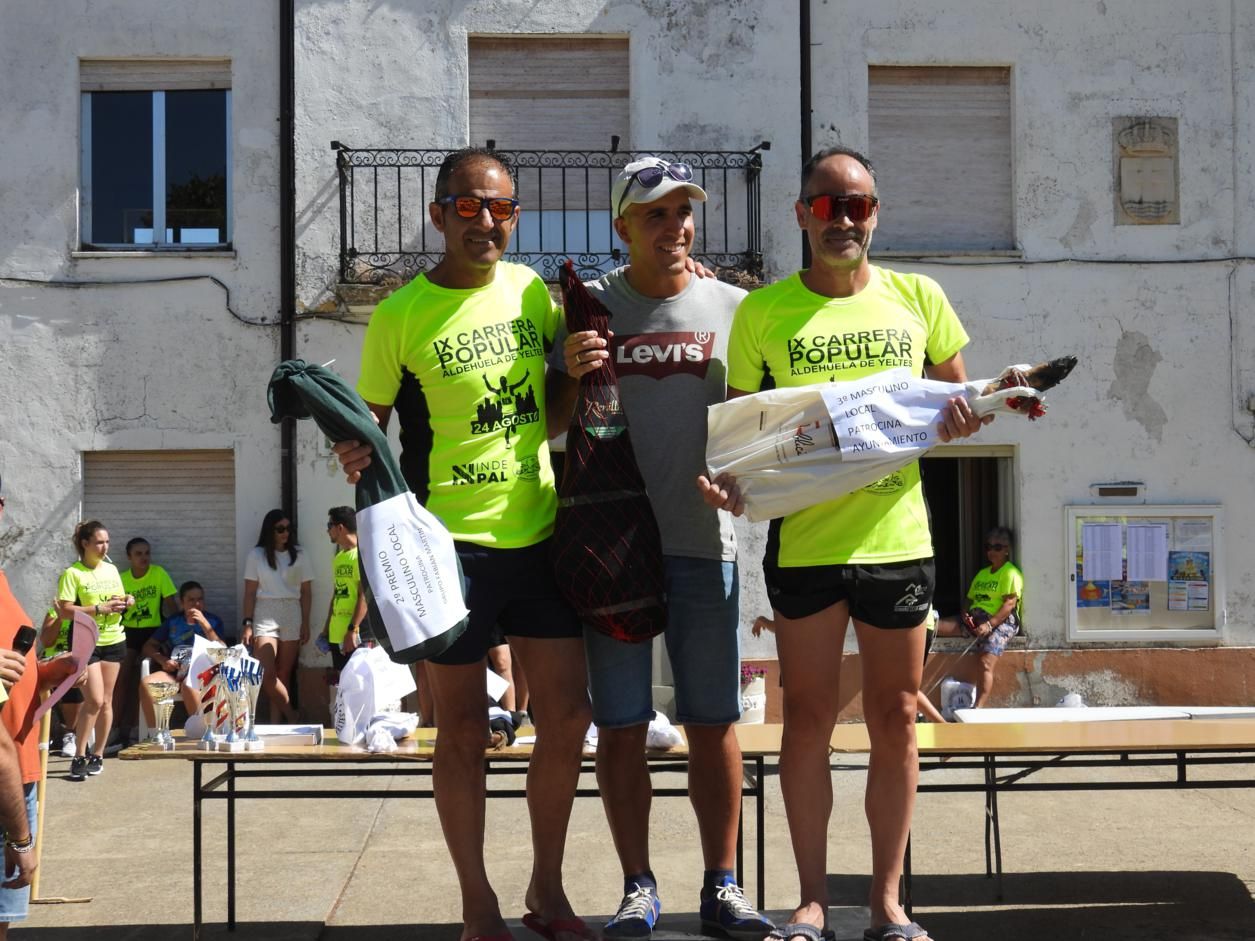 Gran acogida en la IX Carrera Popular en Aldehuela de Yeltes