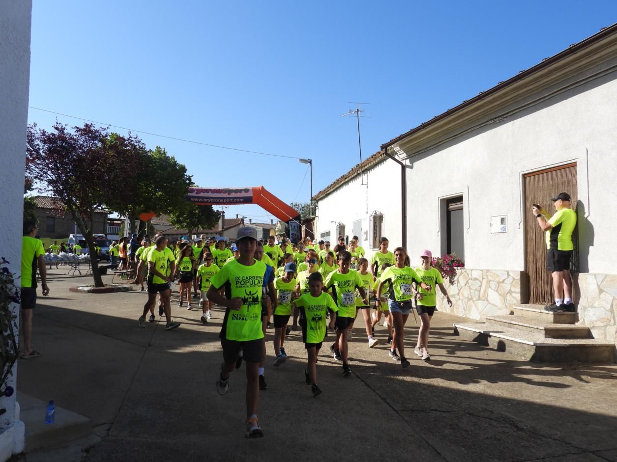 Gran acogida en la IX Carrera Popular en Aldehuela de Yeltes