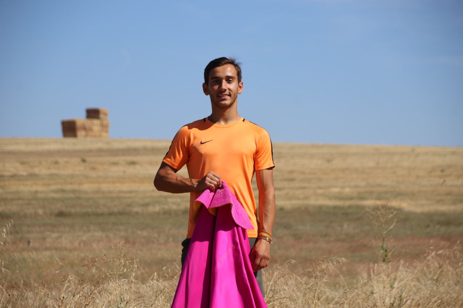  El matador de toros salmantino Ismael Martín en un día de entrenamiento. Fotos Andrea M. 