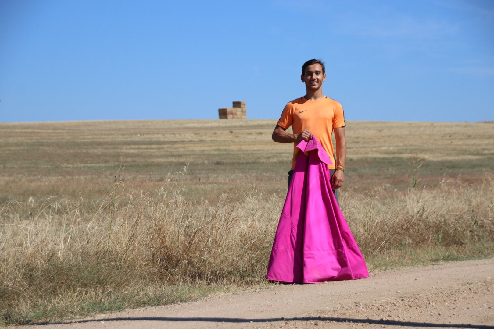  El matador de toros salmantino Ismael Martín en un día de entrenamiento. Fotos Andrea M. 