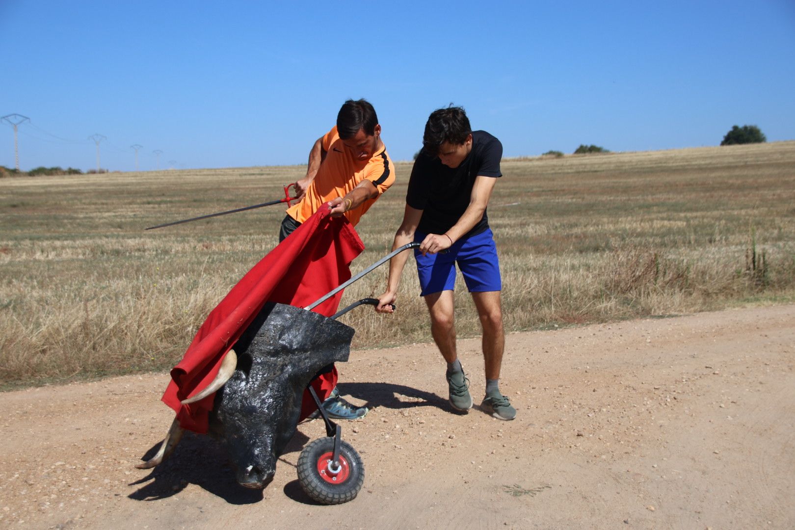  El matador de toros salmantino Ismael Martín en un día de entrenamiento. Fotos Andrea M. 