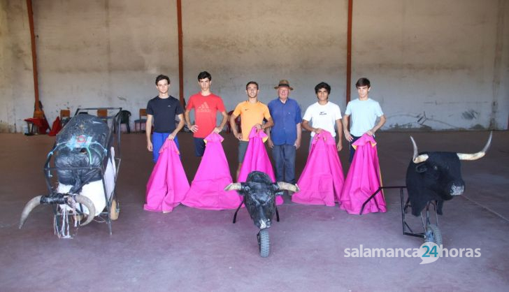  El matador de toros salmantino Ismael Martín en un día de entrenamiento. Fotos Andrea M. 