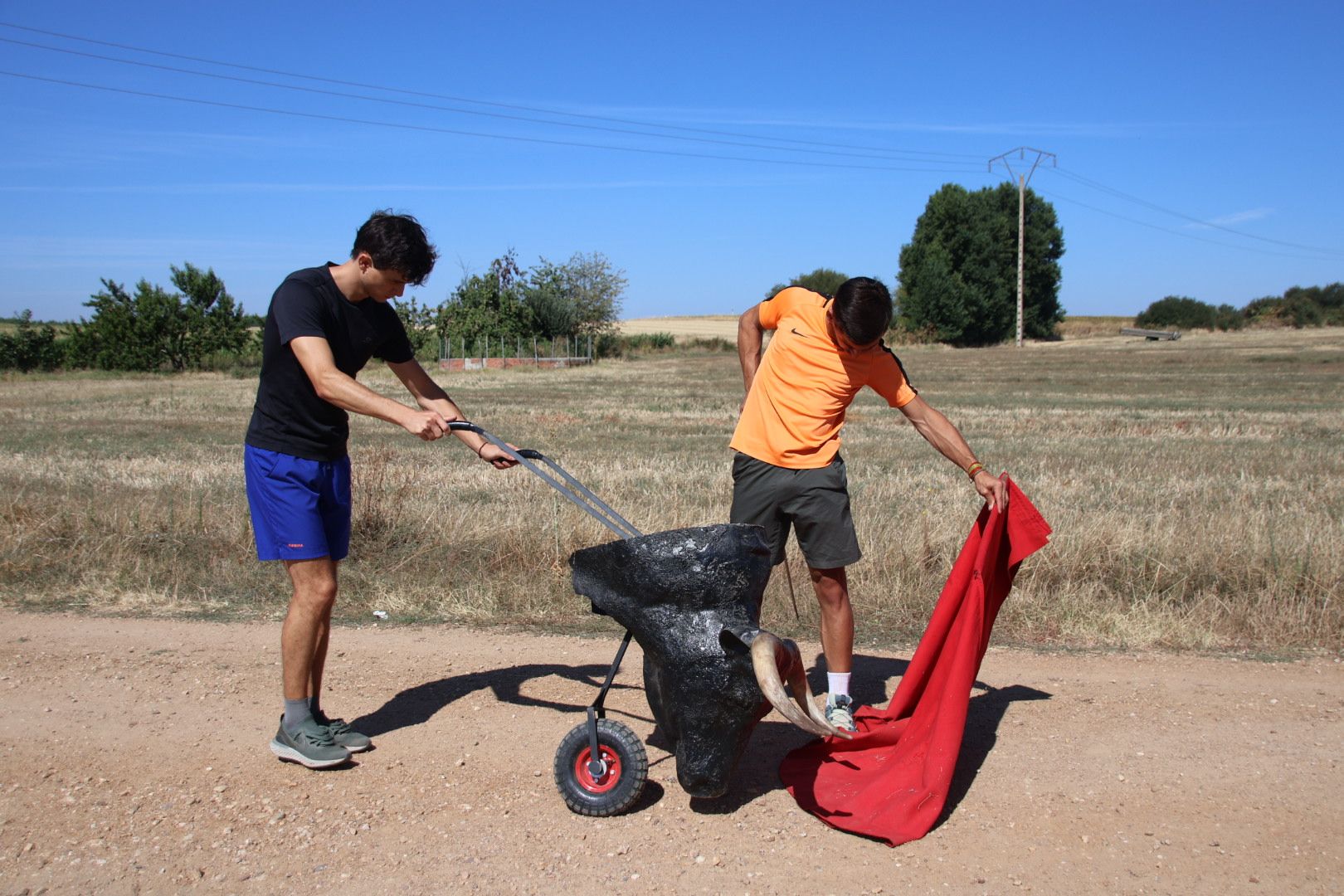  El matador de toros salmantino Ismael Martín en un día de entrenamiento. Fotos Andrea M. 