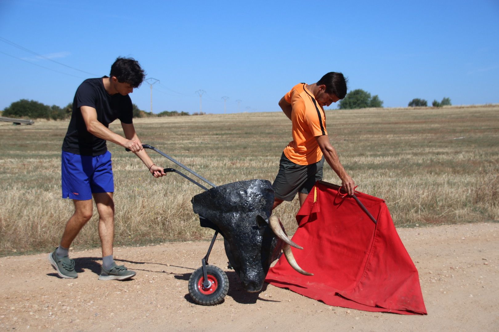  El matador de toros salmantino Ismael Martín en un día de entrenamiento. Fotos Andrea M. 