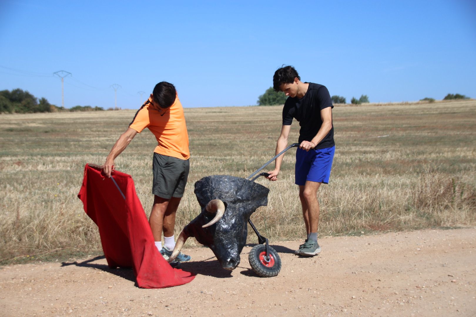  El matador de toros salmantino Ismael Martín en un día de entrenamiento. Fotos Andrea M. 