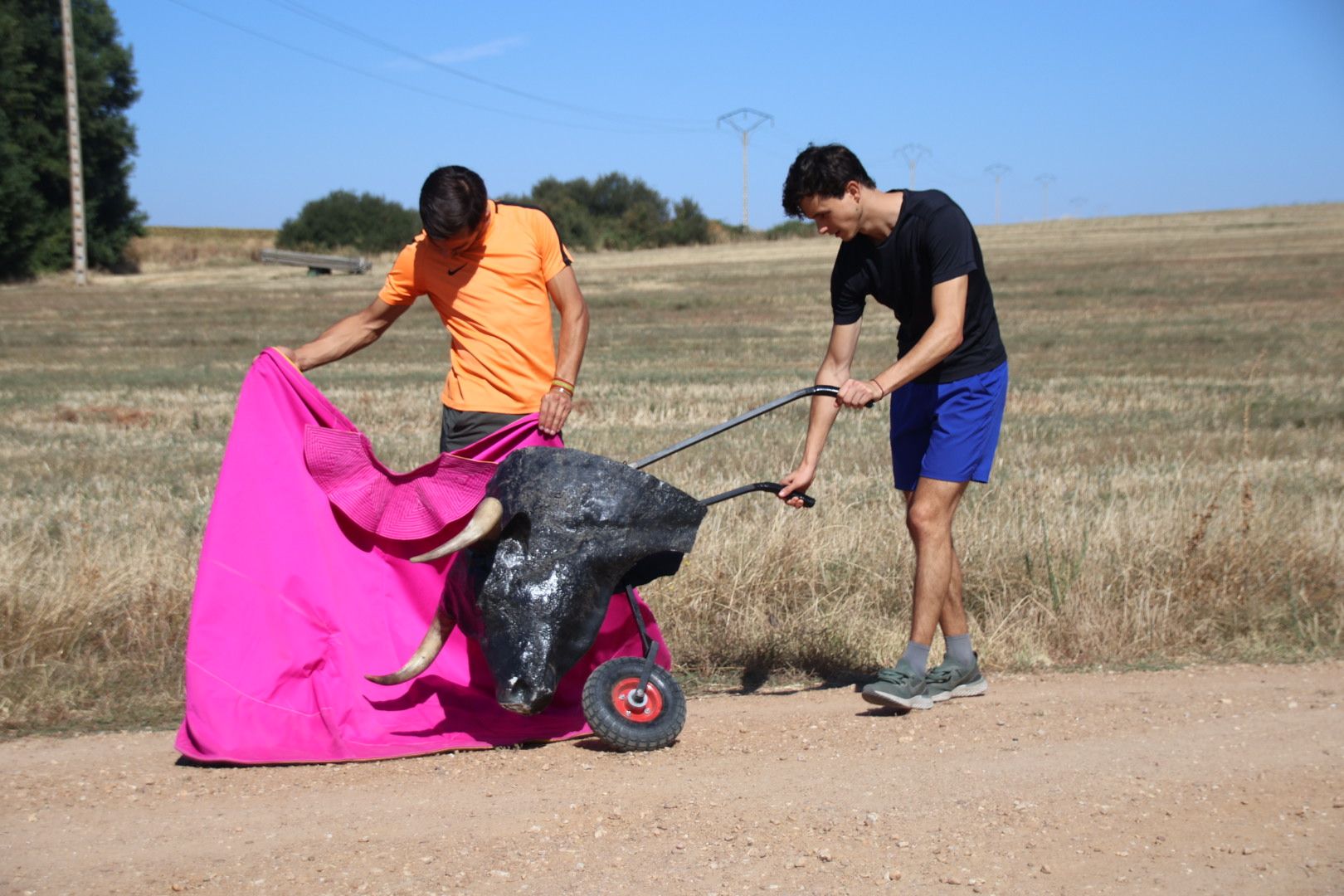  El matador de toros salmantino Ismael Martín en un día de entrenamiento. Fotos Andrea M. 