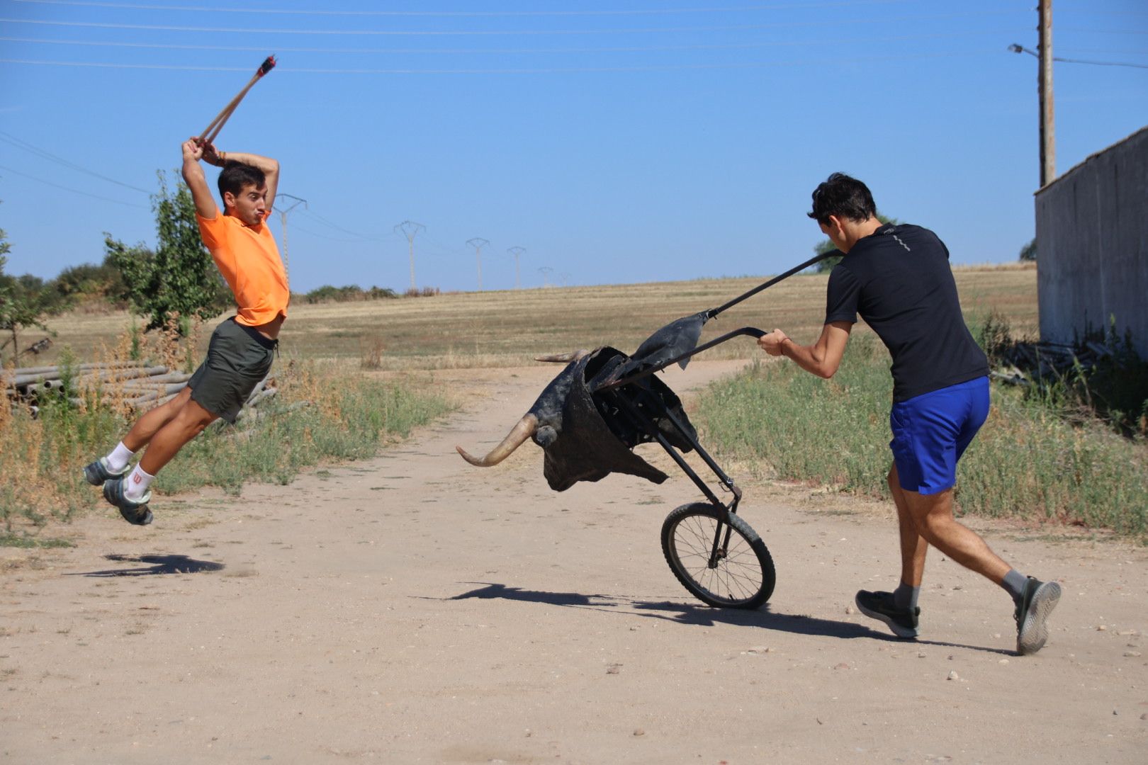  El matador de toros salmantino Ismael Martín en un día de entrenamiento. Fotos Andrea M. 