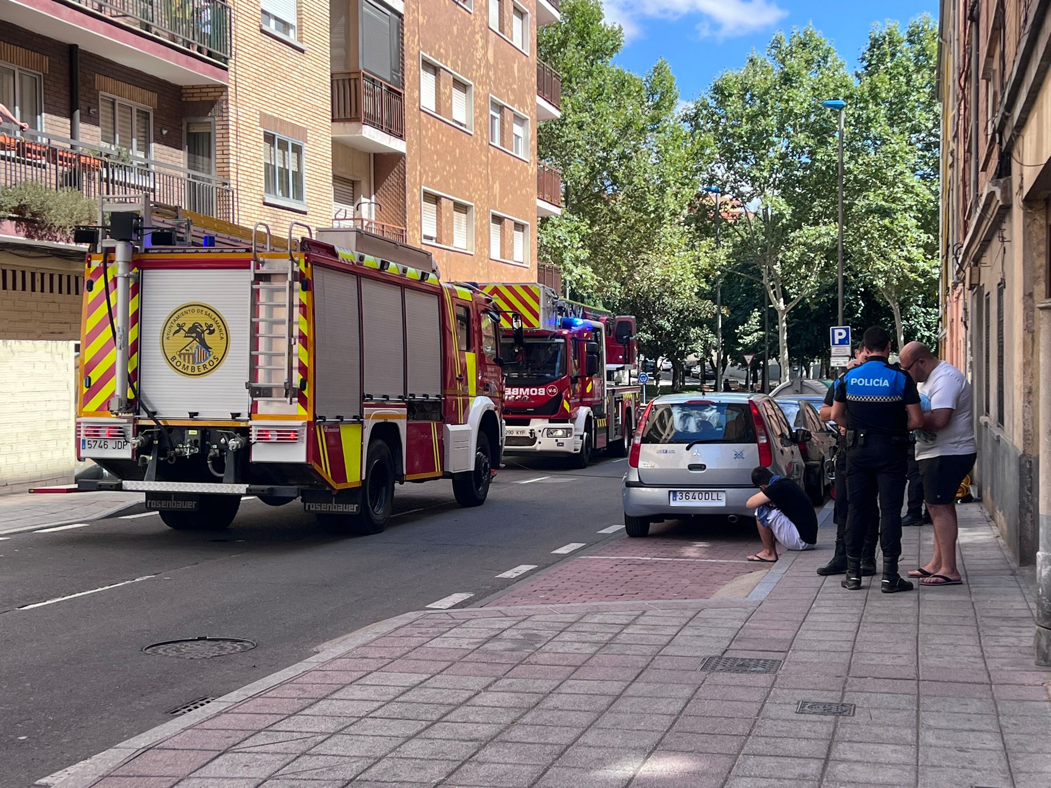  Incendio de una cocina en la calle Regato del Anís 