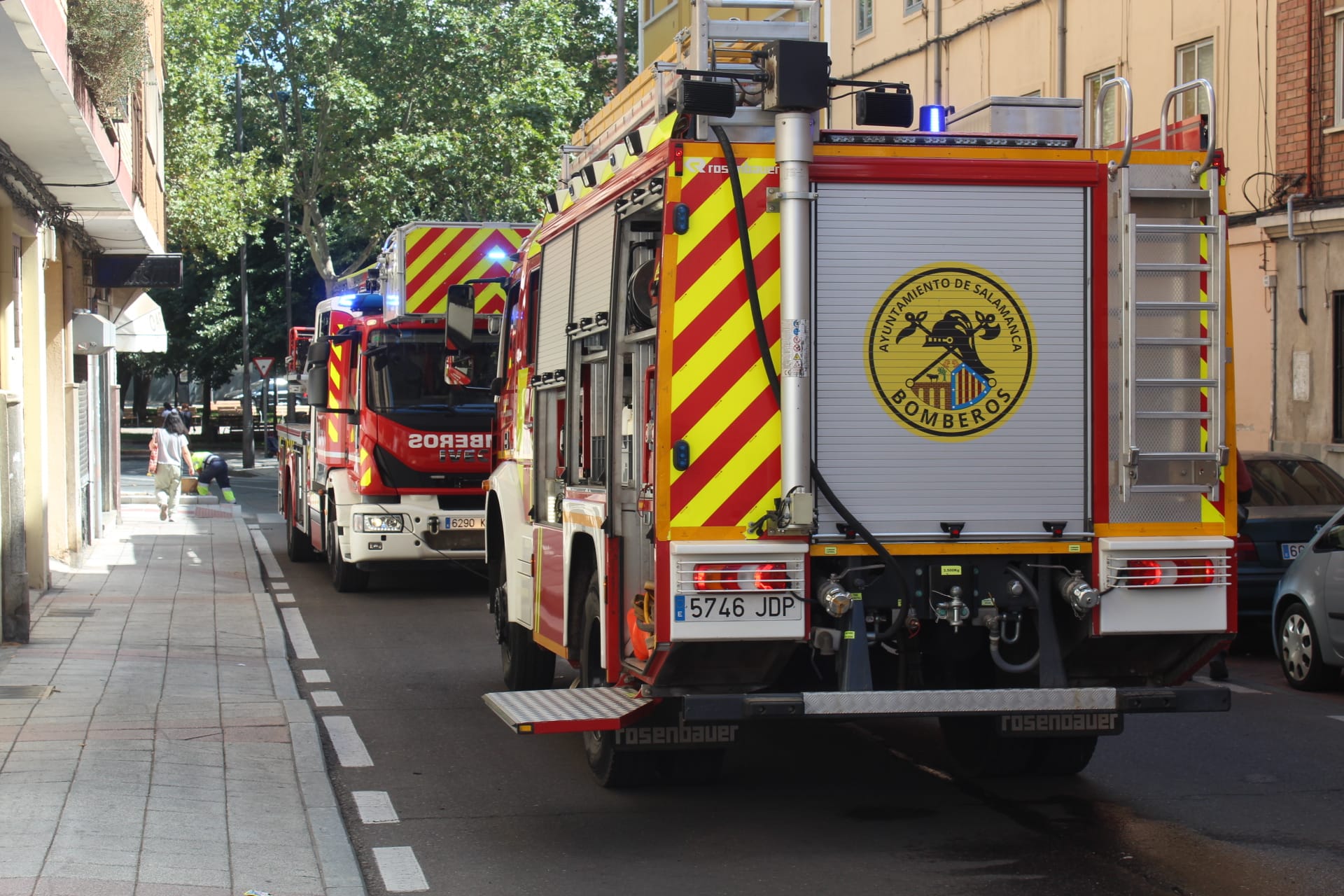  Incendio de una cocina en la calle Regato del Anís 