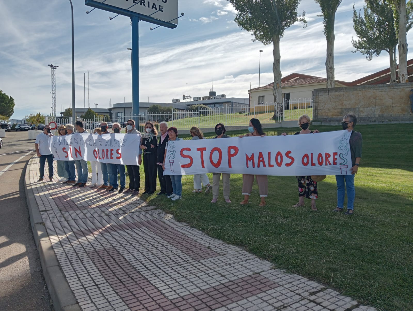 Manifestación en Salamaq