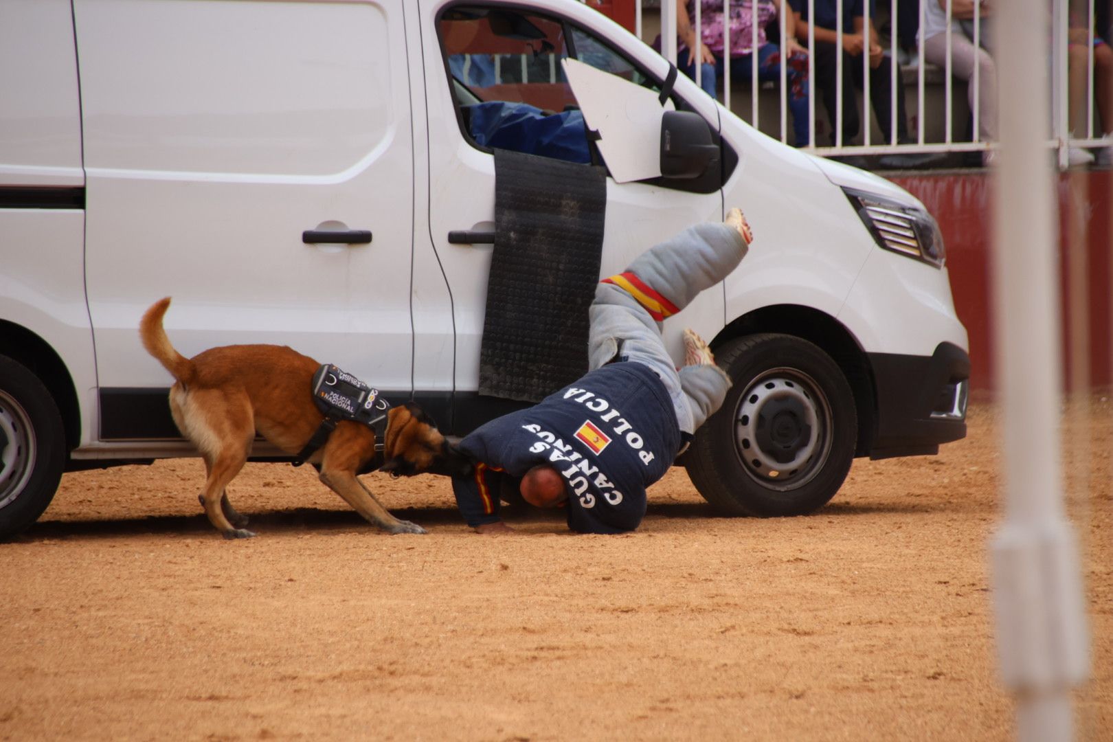 Exhibición canina policía nacional en Salamaq 2024