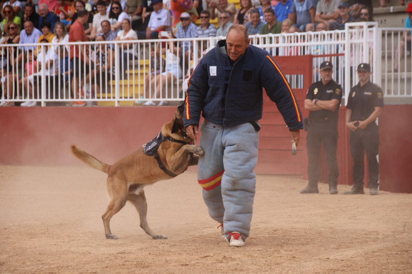 Exhibición canina policía nacional en Salamaq 2024