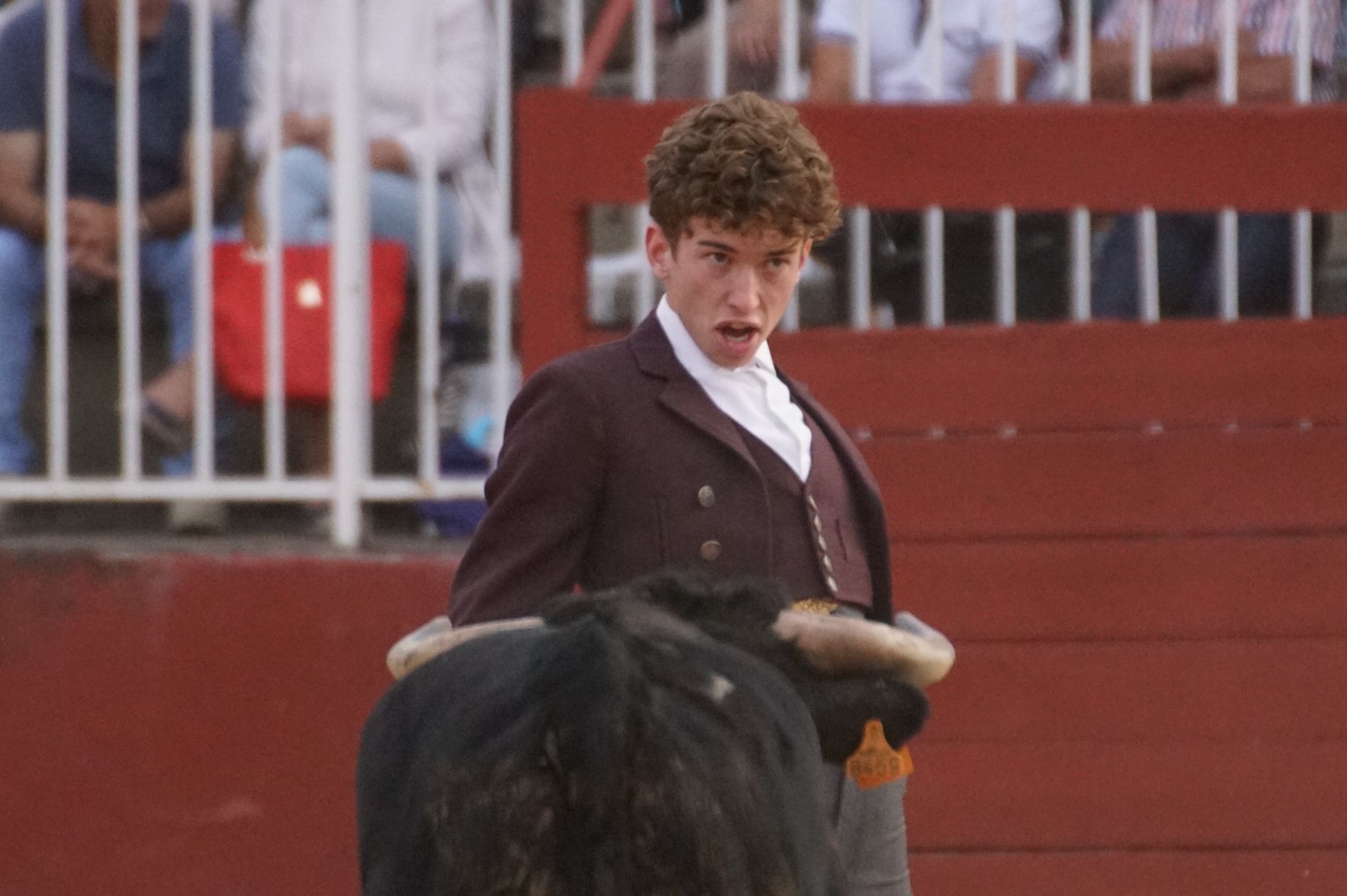 Primera clase práctica de tauromaquia de Salamaq