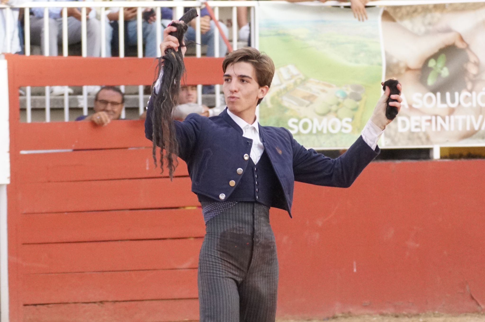 Primera clase práctica de tauromaquia de Salamaq