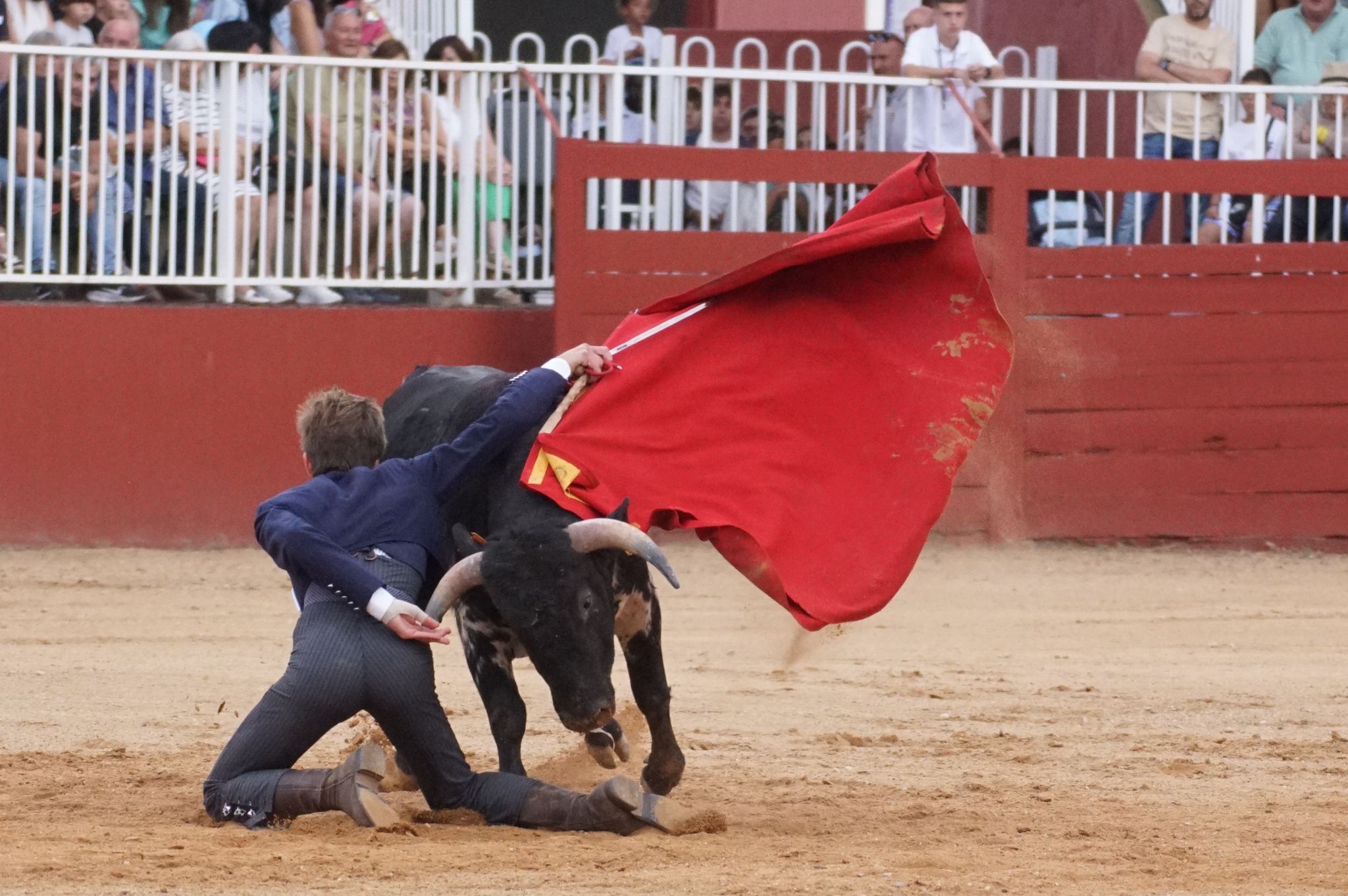 Primera clase práctica de tauromaquia de Salamaq