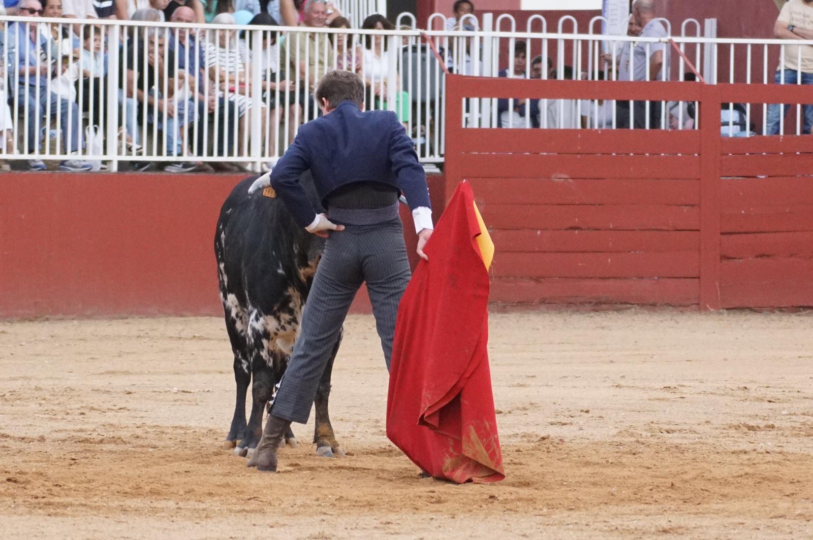 Primera clase práctica de tauromaquia de Salamaq