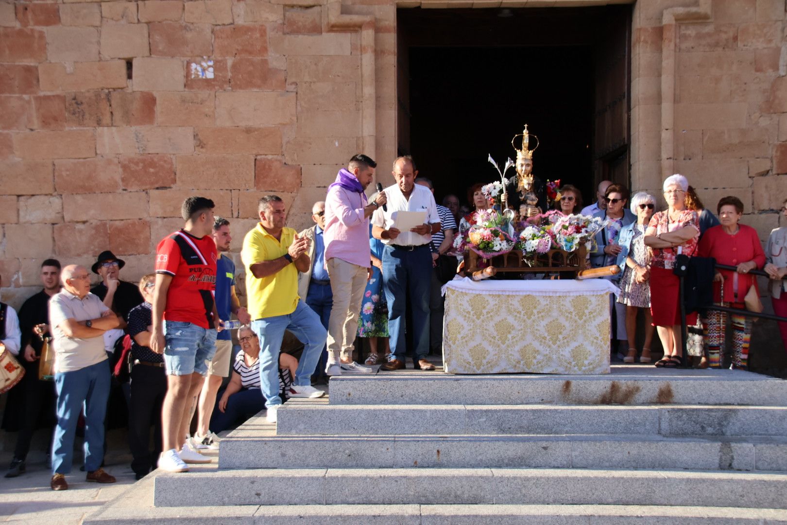 Villoria, pregón de fiestas a cargo de David de la Iglesia “Cordo” y ofrenda floral a la Virgen de la Vega