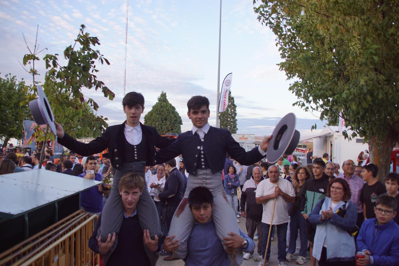  GALERÍA | Clase de tauromaquia en Salamaq 2024. Juan Cánovas, Hugo Masiá y Ángel Lázaro