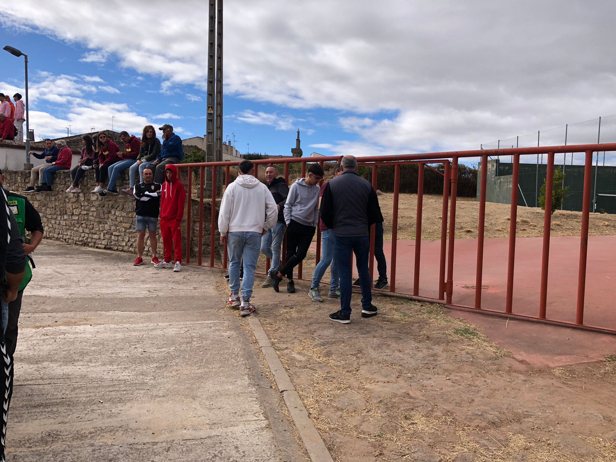 Encierro de cuatro novillos en Pereña 