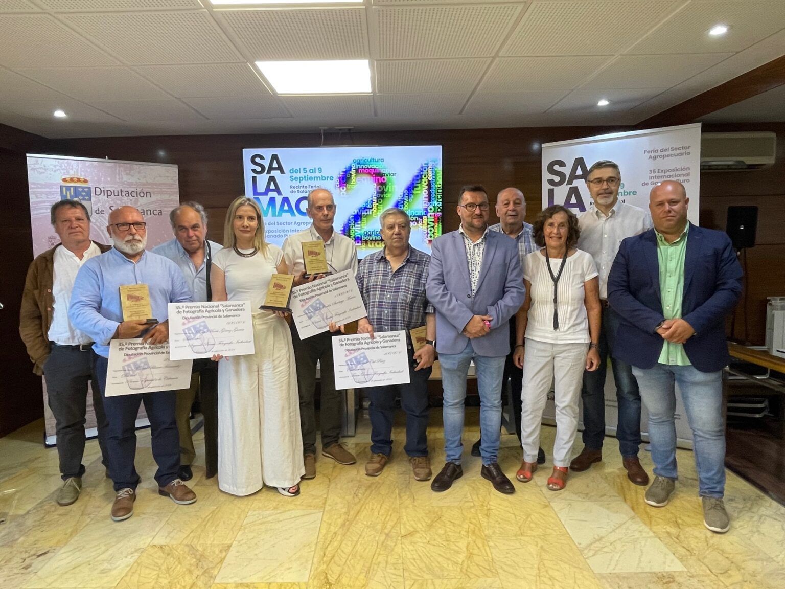 Carlos Blanco, ganador del concurso de fotografía agraria de Salamaq 2024